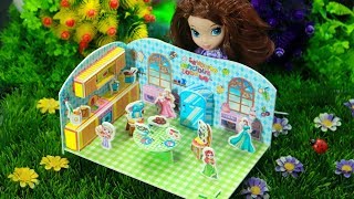 Miniature Dollhouse Rooms Cardboard Easy~DIY How To Make Miniature Dollhouse Room With Cardboard NEW