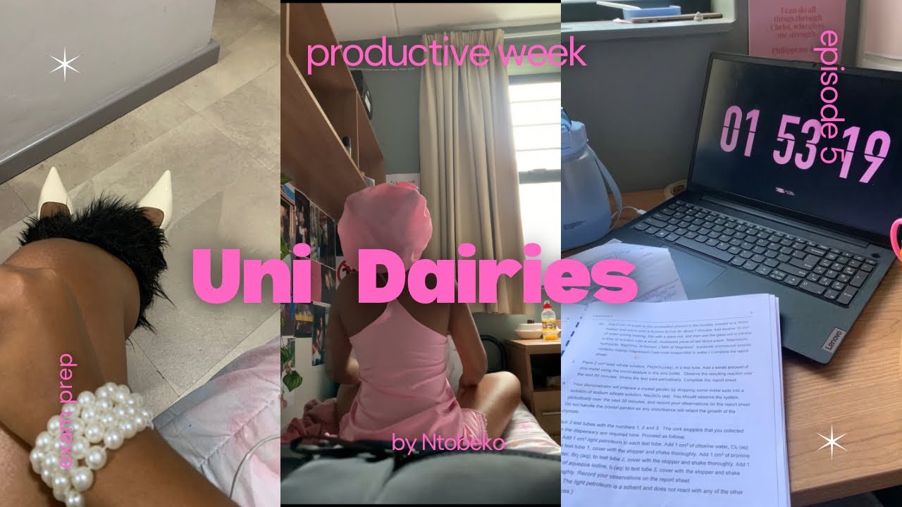 Дневники университета, эпизод 5: подготовка к экзаменам | девичник | учёба | тесты | стирка