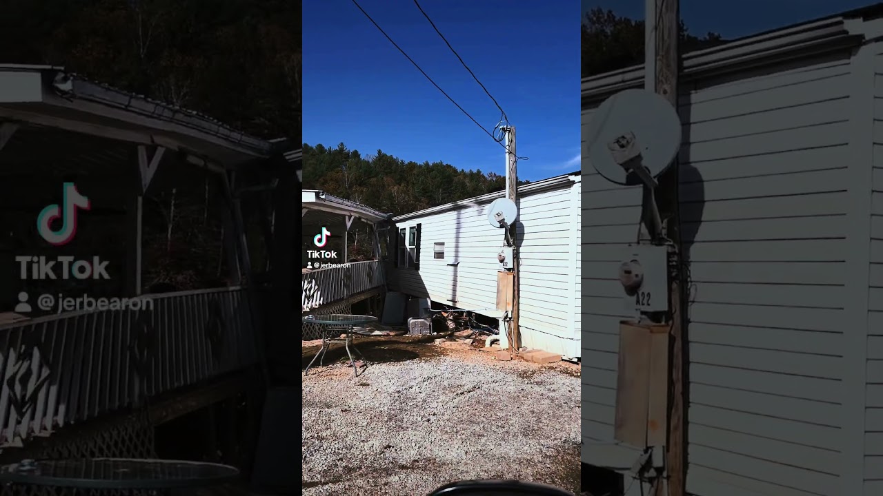 Damage from Helene at lake James NC 