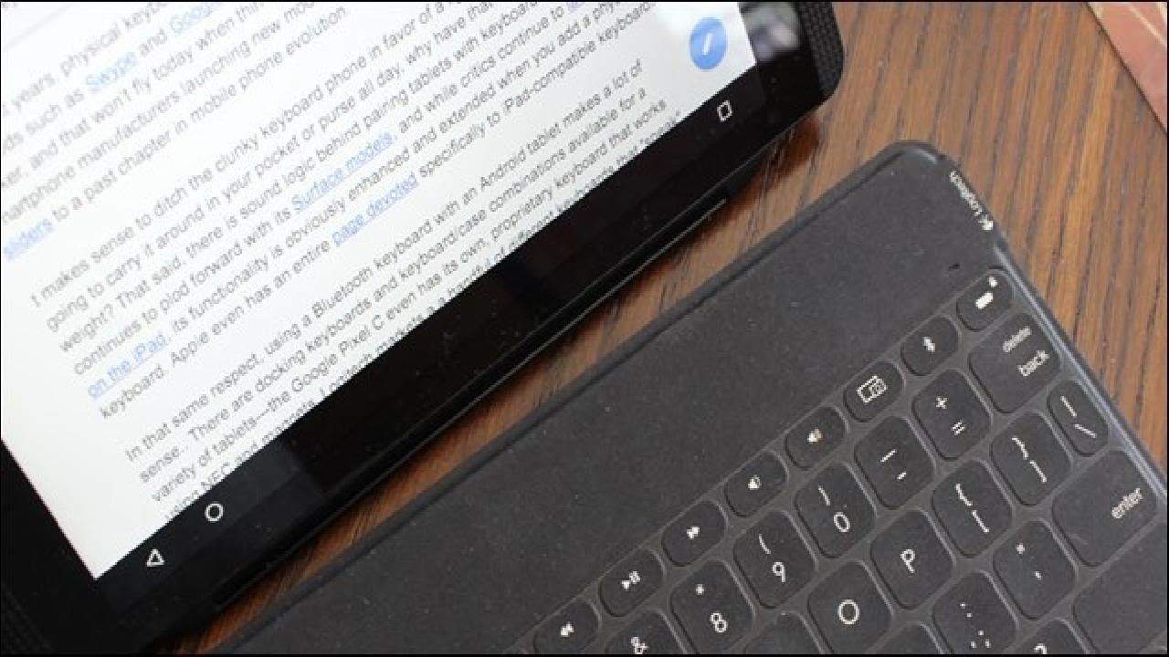 How to Use a Bluetooth Keyboard with Your Android Device - YouTube