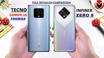 TECNO CAMON 16 PREMIER vs INFINIX ZERO 8 _Full Comparison _Which is best?