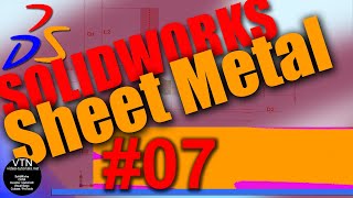 SOLIDWORKS Sheet Metal 07 ( Edge Flange ) Tutorial