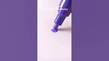 🤔 When I Start the Marker #shorts #funny