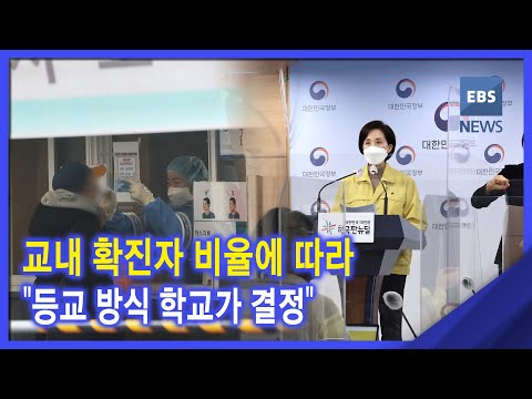 2022. 02. 07. 교내 확진자 비율에 따라‥&amp;quot;등교 방식 학교가 결정&amp;quot;