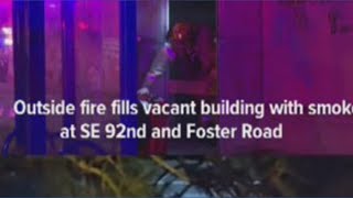 Crews respond to several fires around the Portland-Vancouver metro area