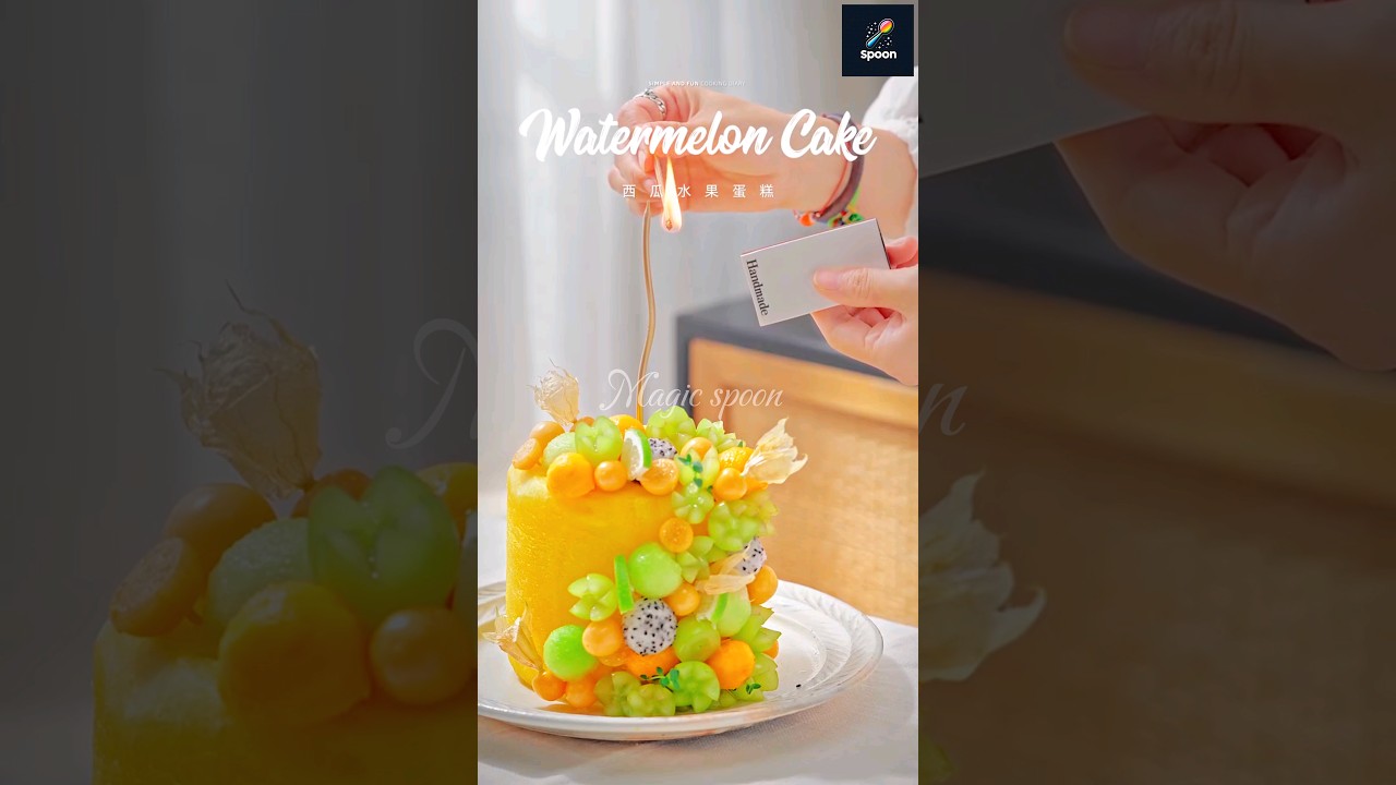 🍑🍒🍓🥝 Fruits Cake🍇🍈🍉 