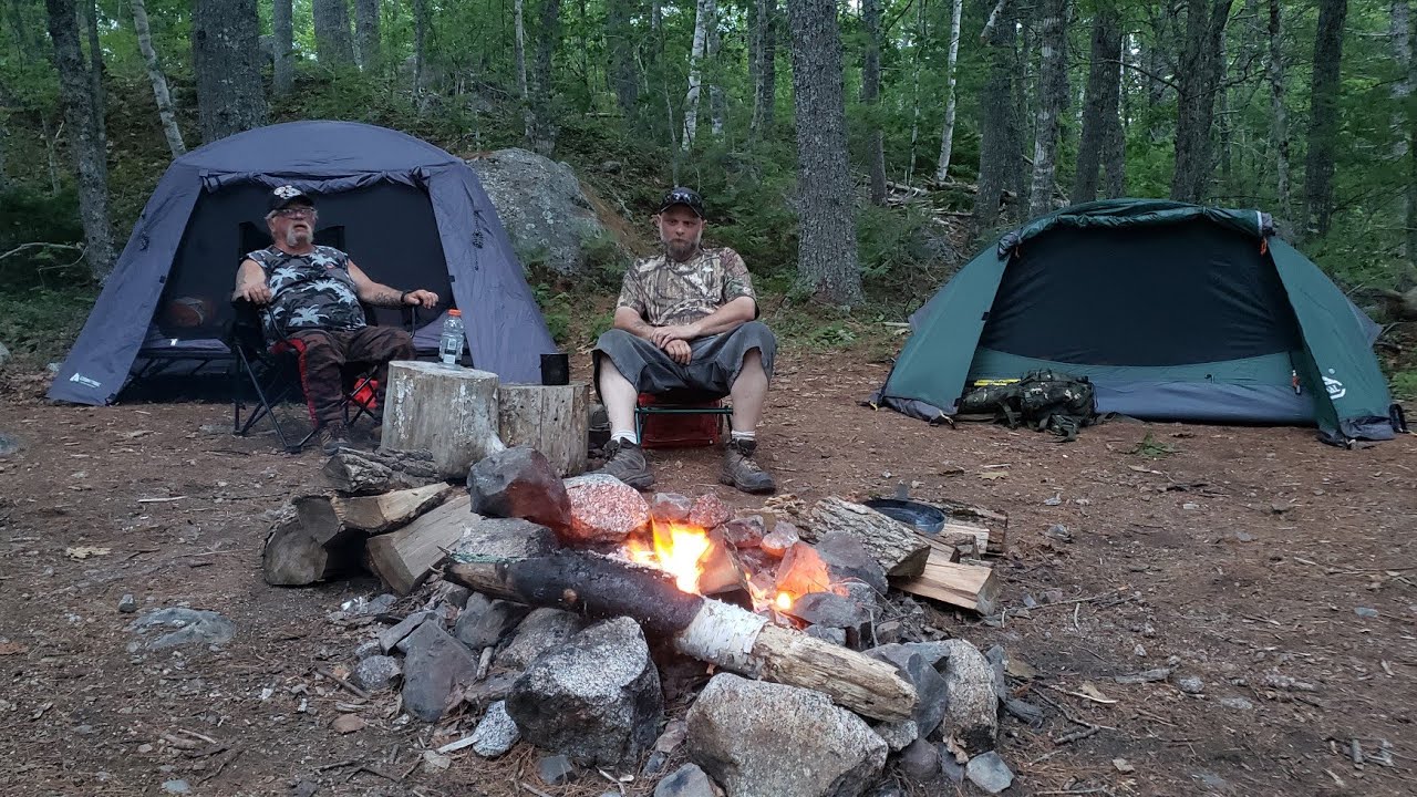 Father and Son camping trip at Backcountry Lake