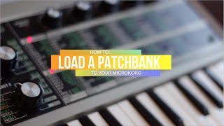microKORG SoundEditor - How to import or load patches / patchbank