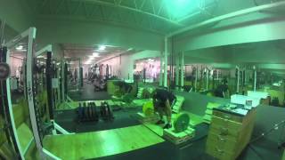 Power Clean from Blocks Below Knees