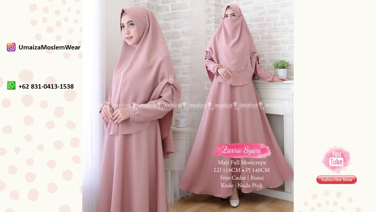 Model Baju Gamis Elegan Brokat Wa 62 831 0413 1538 Gamis Terbaru