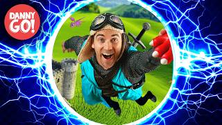 “The BRAVEST Knight!” ⚔️🔥 Dragon Adventure ⚡️HYPERSPEED REMIX⚡️/// Danny Go! Dance Songs for Kids