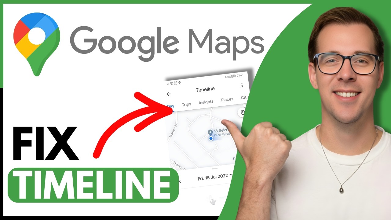 How To Fix Google Maps Timeline Not Working (Step By Step) - YouTube