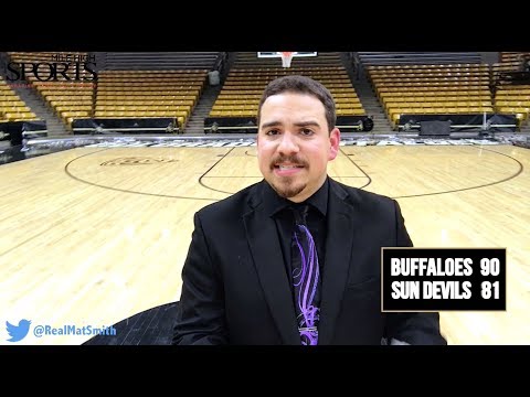 ON THE FLOOR: Buffs stun #4 Arizona State, 90-81, in OT thriller (1/4/18)