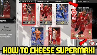 Abuse new salary cap! nba 2k18 myteam ...