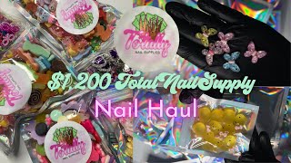 HUGE!! $1,200 TOTALLY NAIL SUPPLY NAIL HAUL | KAWAII CHARMS | NAIL SUPPLIES | SPRING/SUMMER INSPO