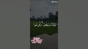 تلاوة للشيخ سعد الغامدي ماتيسر من سورة الرعد