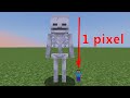 1 Pixel High vs Huge Mods