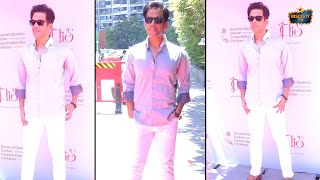 Tusshar Kapoor Makes Stylish Entry For For Lunch In Worli