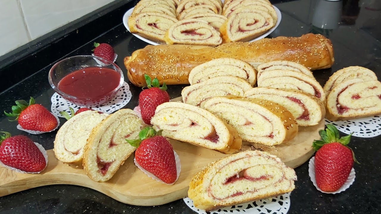 بسكويت رولي بالمعجون 😋حلويات تونسية زمنية بمقادير بسيطه لفطور الصباح مع قهيوة عربي ☕ biscuits roulé