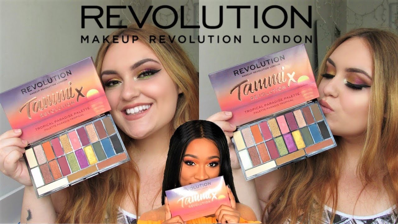 TAMMI x MAKEUP REVOLUTION TROPICAL PARADISE PALETTE REVIEW YouTube