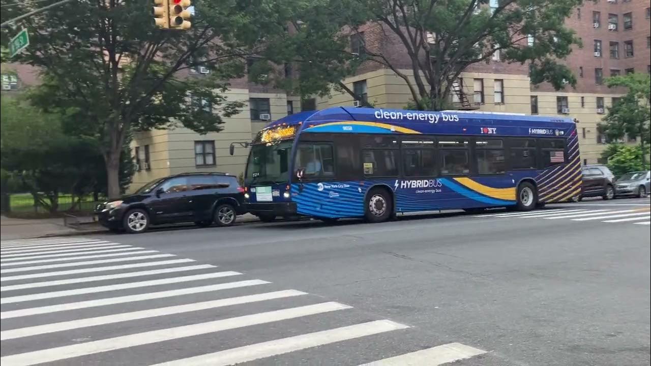 MTA Bx7 bus flying by Broadway YouTube