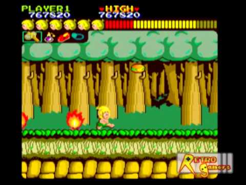 Wonder Boy Arcade FULL Sin errores - System 1 - 1CC