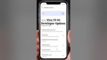 Vivo T3 5G Developer Options | Vivo T3 5G Mein Developer Options Kaise On Karen | #shorts