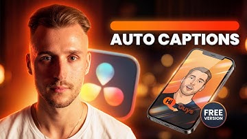 Auto Captions Davinci Resolve (Free Version Guide – No Studio Needed)