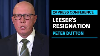 IN FULL: Peter Dutton spoke after Julian Leeser quits frontbench to support Voice | ABC News