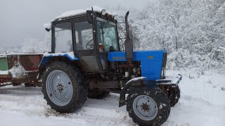 Запуск Мтз-82.1 Что делать когда сели акамуляторы?