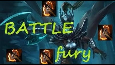 Phantom Assassin и 4 BATTLE FURY