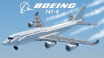 Minecraft Tutorial: Boeing 747 Step-by-Step Guide