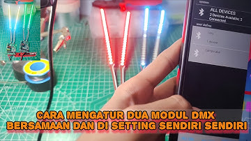 CARA MENGATUR DUA MODUL DMX DALAM SATU APLIKASI//Link pembelian cek deskripsi 