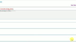 Virtual University /Quizz BT301 (M.Sc Zoology)