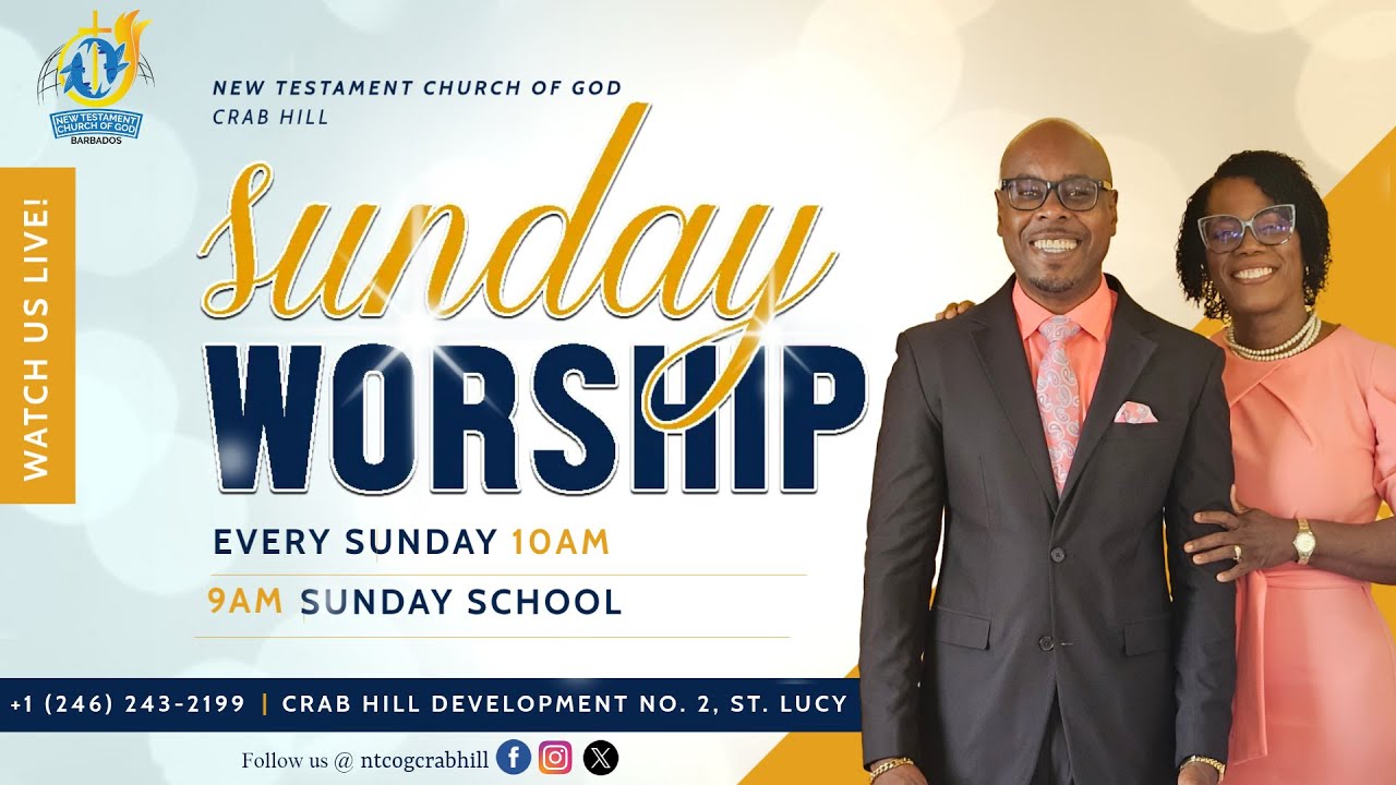 Praise & Worship Service (Pastor's Sunday) | NTCOG Crab Hill, Barbados