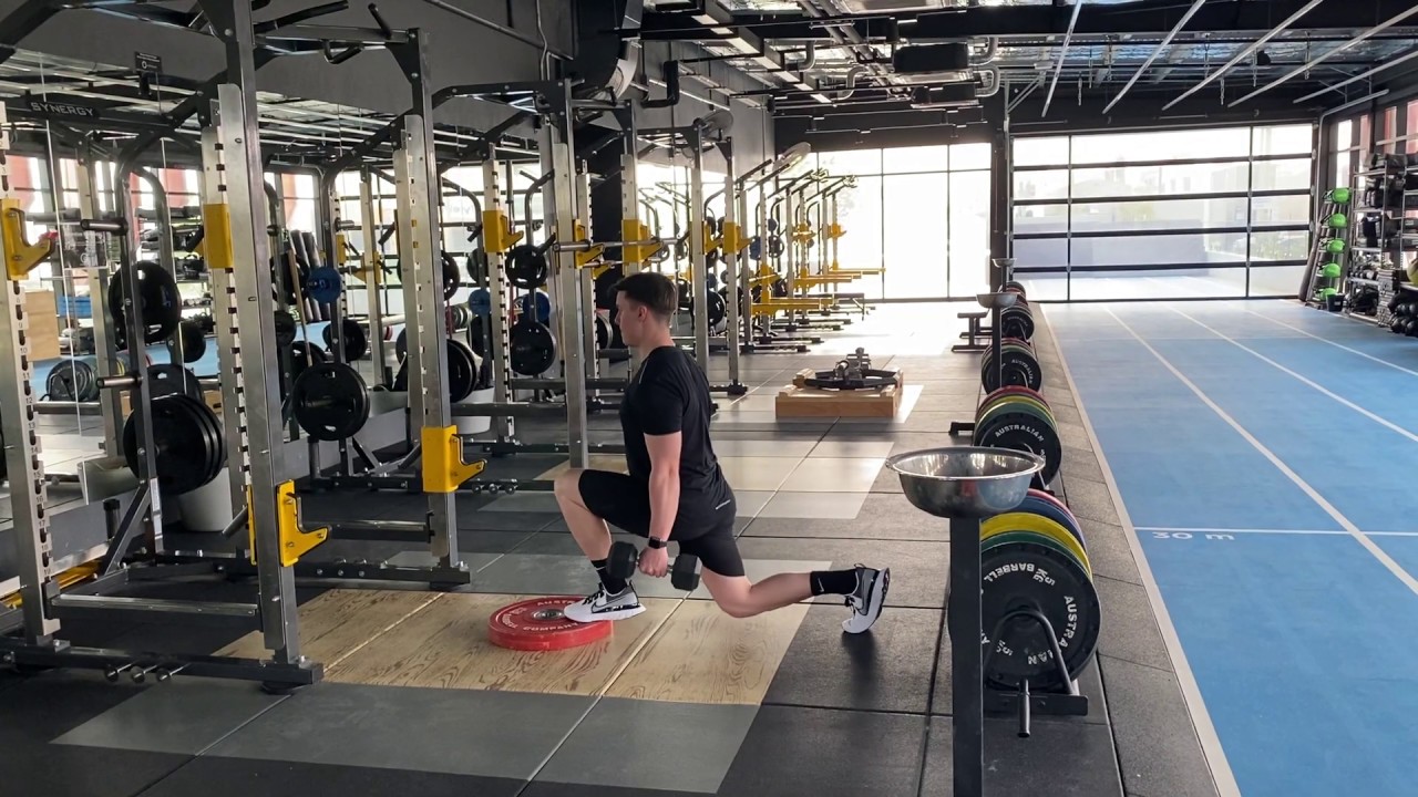 Unilateral Knee Dominate- Front Foot Elevated Dumbbell Split Squat ...
