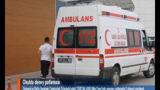 Okulda Deney Patlaması