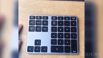 Bluetooth Wireless 34-Keys Numeric Keypad, for Macbook, Windows Laptop, Surface & More