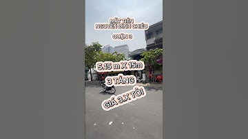 Mặt tiền nguyễn đình chiểu p5 quận 3 ngang hơn 5m giá chỉ 3.x tỷ #nhamattienkinhdoanh