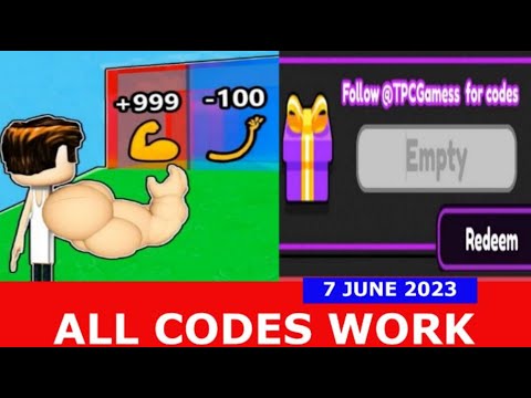 Strong Muscle Simulator 2 Codes - Roblox - December 2023 