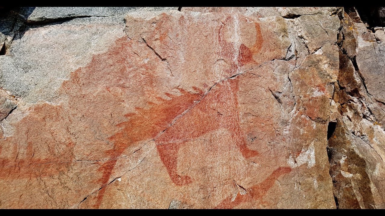 Agawa Rock Pictographs on Lake Superior