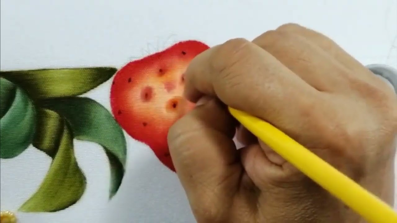 Aprende a pintar una fresa