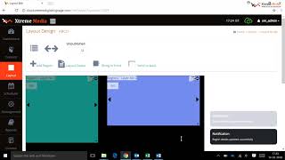 Xtreme Media Digital Signage Tutorial-  How to design layout? screenshot 5