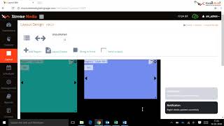 Xtreme Media Digital Signage Tutorial-  How to design layout? screenshot 4