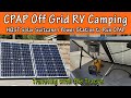 Unlimited CPAP Use When Off Grid RV or Tent Camping (HQST Solar Suitcase Unboxing and Review)