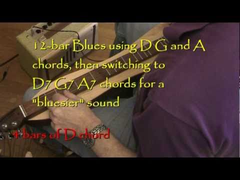 Mountain dulcimer blues in D and D7