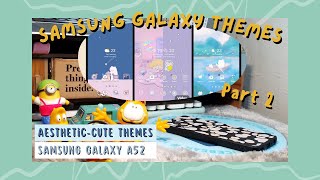 aesthetic and cute theme from samsung galaxy themes 💎💙 for free! | part 2 screenshot 1