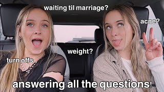 ANSWERING QUESTIONS BOYS WANT TO KNOW PT.2 | Brooke and Taylor