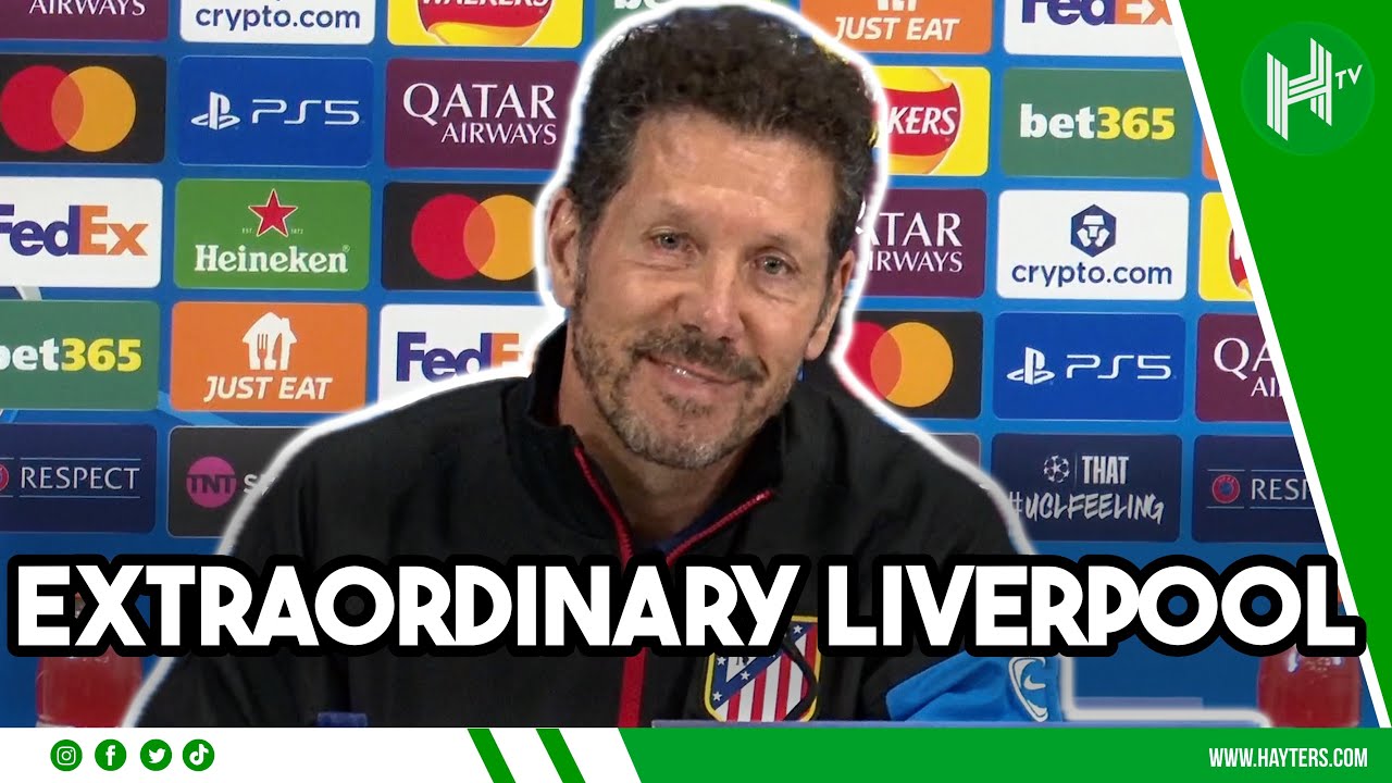 Liverpool are UCL FAVOURITES | Diego Simeone | Liverpool v Atletico Madrid