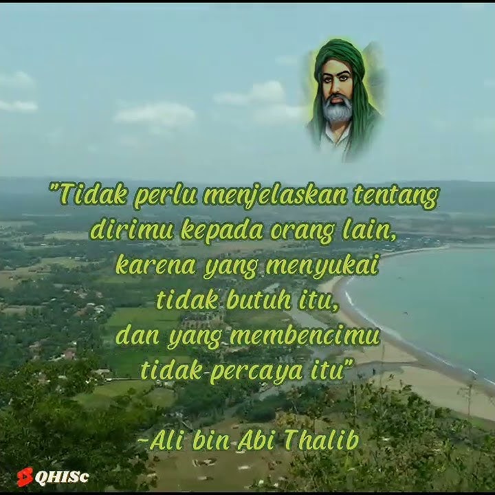 Tidak perlu menjelaskan siapa dirimu | Ali bin Abi Thalib #shorts